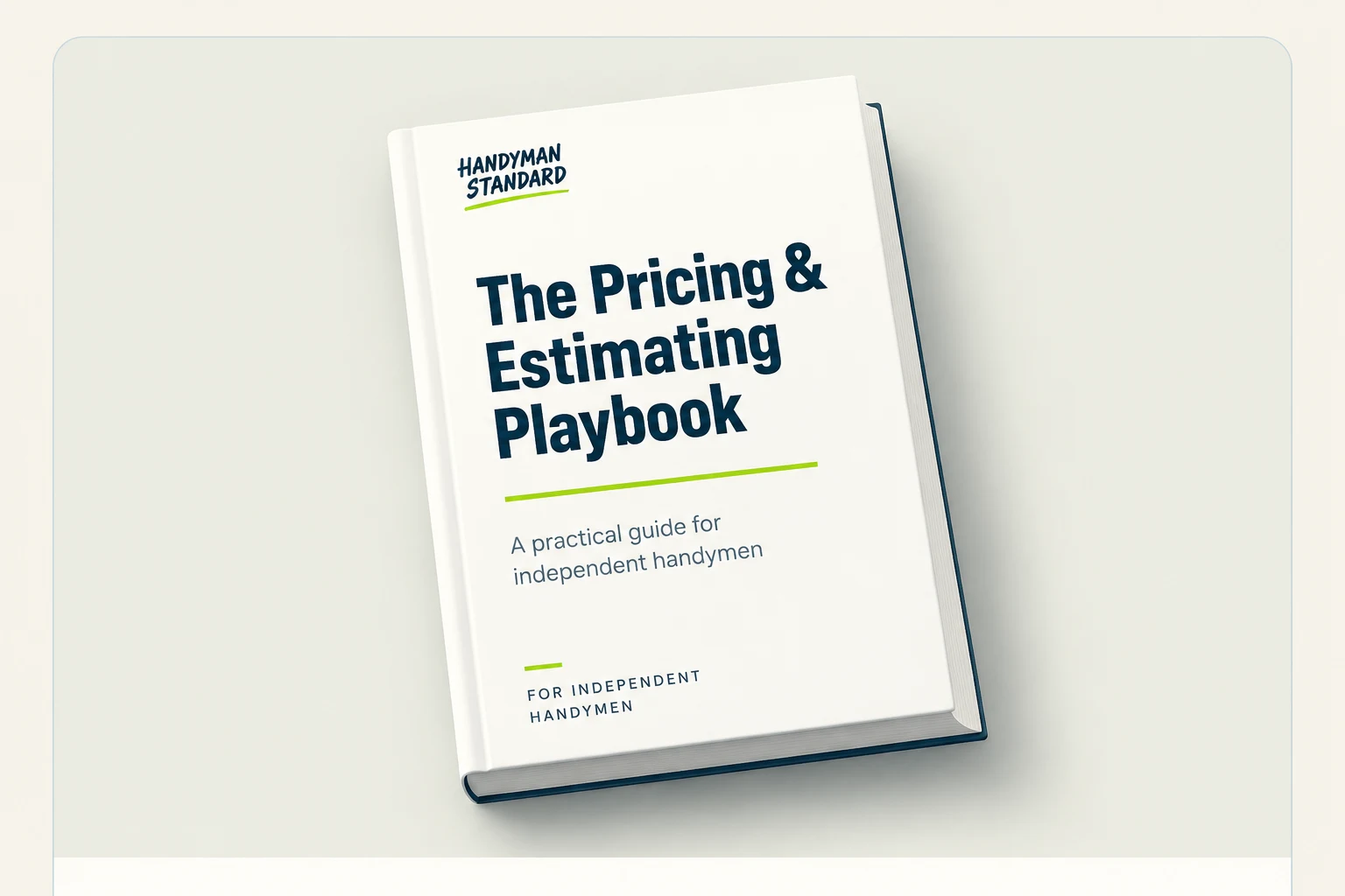 The pricing & estimating playbook